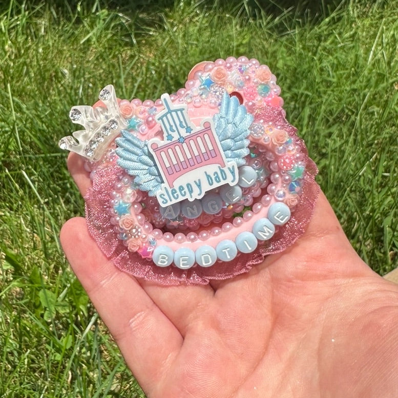 "Bedtime Angel" Baby Crib Paci