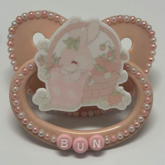 "Bun" Basket Bunny Paci