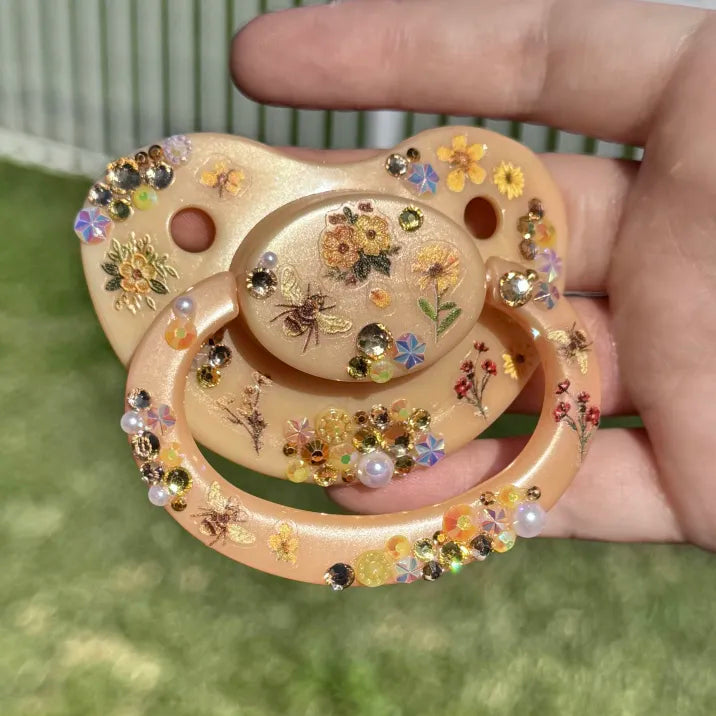 Floral Sticker Paci