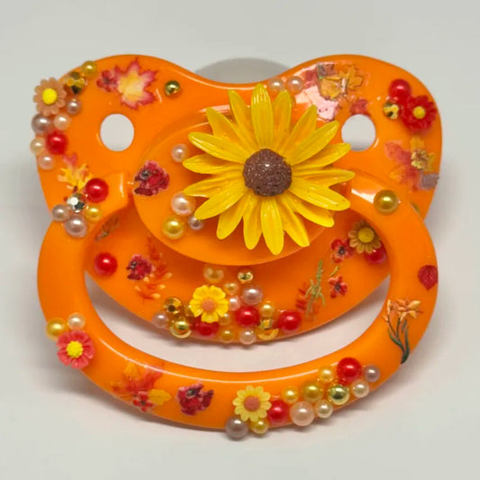 Sunflower Sticker Paci