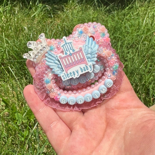"Bedtime Angel" Baby Crib Paci
