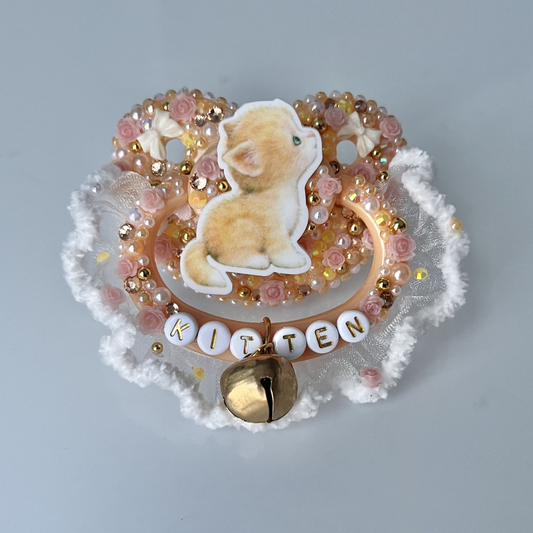 "Kitten" Floral Paci Remake